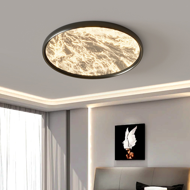 Lámpara de dormitorio Italia 2025 nuevo espectro completo ultra delgado minimalista nube de alto nivel lámpara de habitación principal