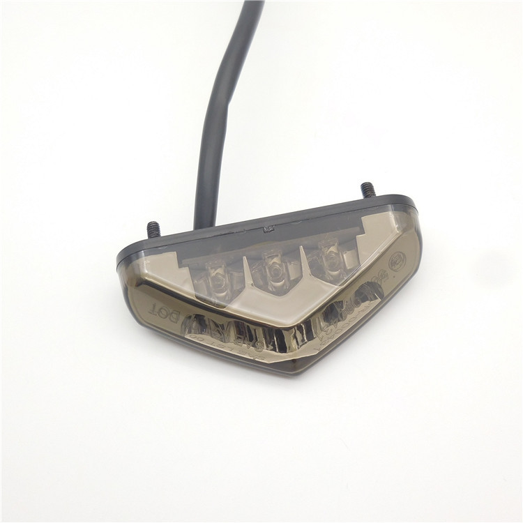 CH-2041B electric scooter modified LED rear tail light scooter triangle brake light motorcycle tail light
