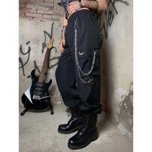 P 94038 High waist slim cargo pants 高腰显瘦束脚工装裤