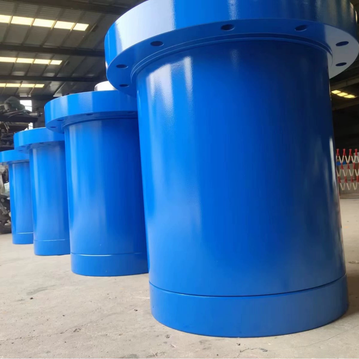 Завод прямой фланцевый масляный цилиндр Подгонянный гидровлический цилиндр, нестандартный Гидравлический масляный цилиндр двойного действия масляный цилиндр подгонянный