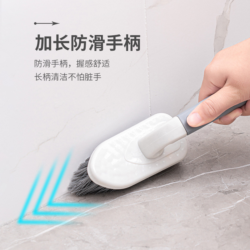 Hand-Held Gap Brush Corner Tile Floor Brush Bathroom Corner Brush Toilet Bathroom No Dead Corner Cleaning Artifact