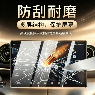 protection, scratch-resistant, high-definition screen protector, Car interior film