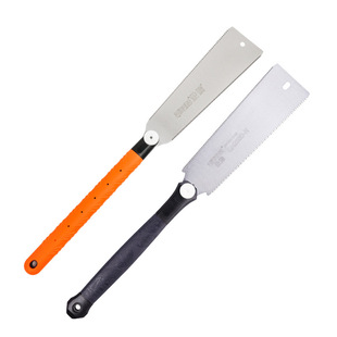 Qihong Japanese-style double-sided hand saw woodworking saw saw hand saw manual saw straight cutting sawing plate tenon saw triple saw