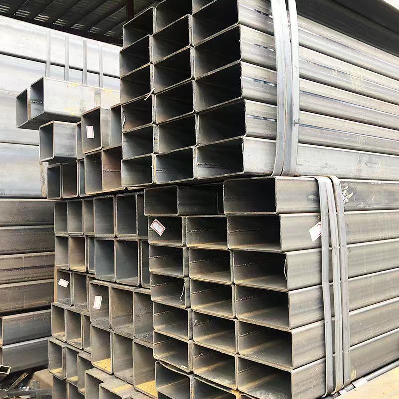 安徽合肥现货批发零售黑方管 钢管方矩管材 口径厚薄壁工程建筑