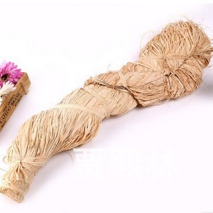 Natural raffia eternal life flower box filling love grass flower packaging material wholesale straw bow