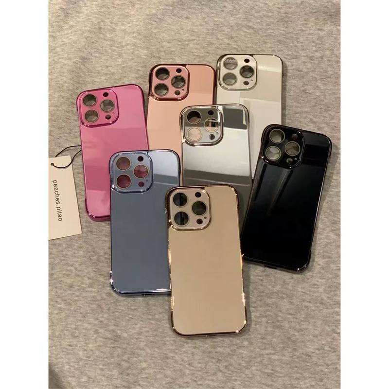 简约ins纯色玻璃无边框镜头膜适用iPhone16promax苹果15手机壳14|undefined