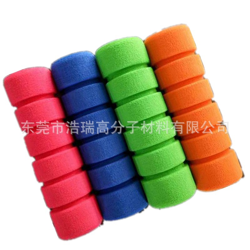 单双色NBR橡塑泡海绵套管 运动器材手柄套健身车跑步车手把套