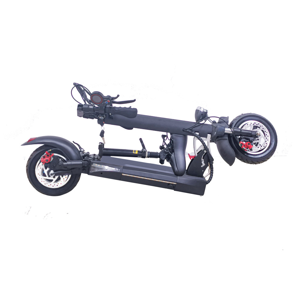 Adult Electric Scooter Foldable Electric Scooter Aluminum Alloy Mobility Aid with Seat Lithium Battery Long Battery Life