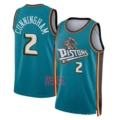 Pistons #2 Green Retro New Style Heat Pressed