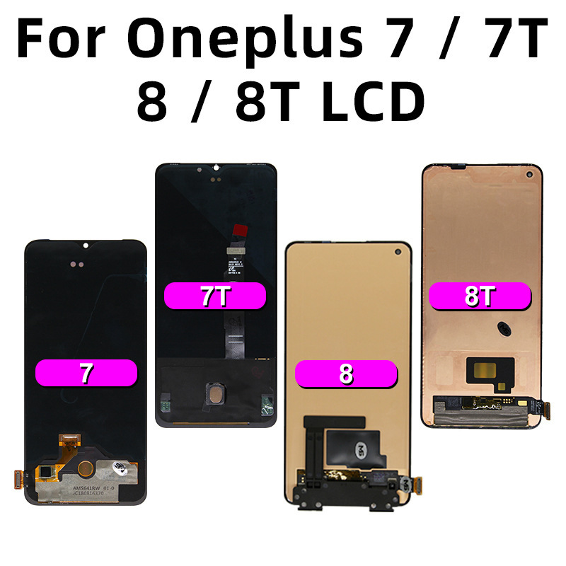 Aplicable a OnePlus 6 / 7 / 8t / 9 Pro RT Nord ce2 / 3 Ace Screen Assembly