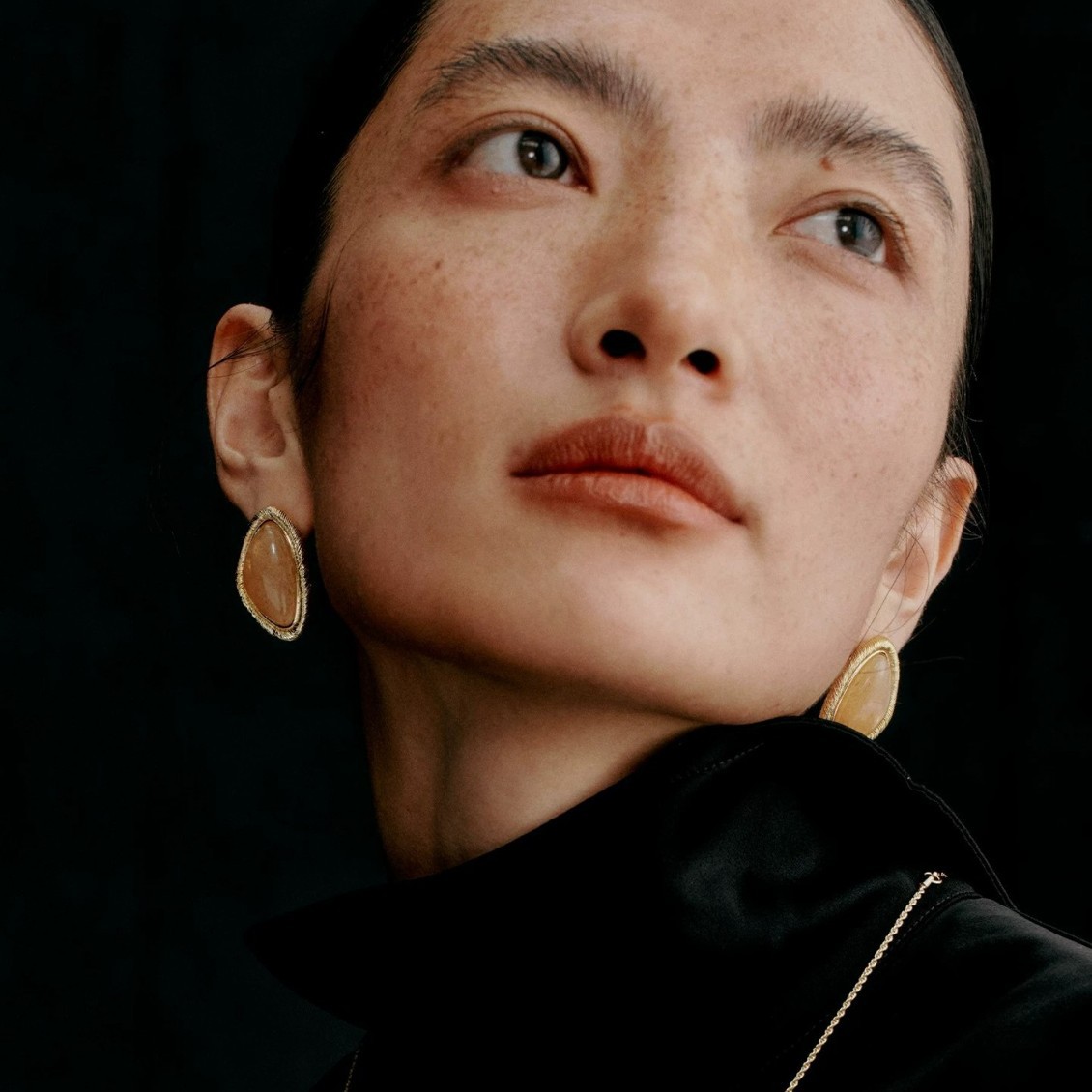 Geometric Clip-on Earrings For Women Elegant Colour Block Design_voghion.com