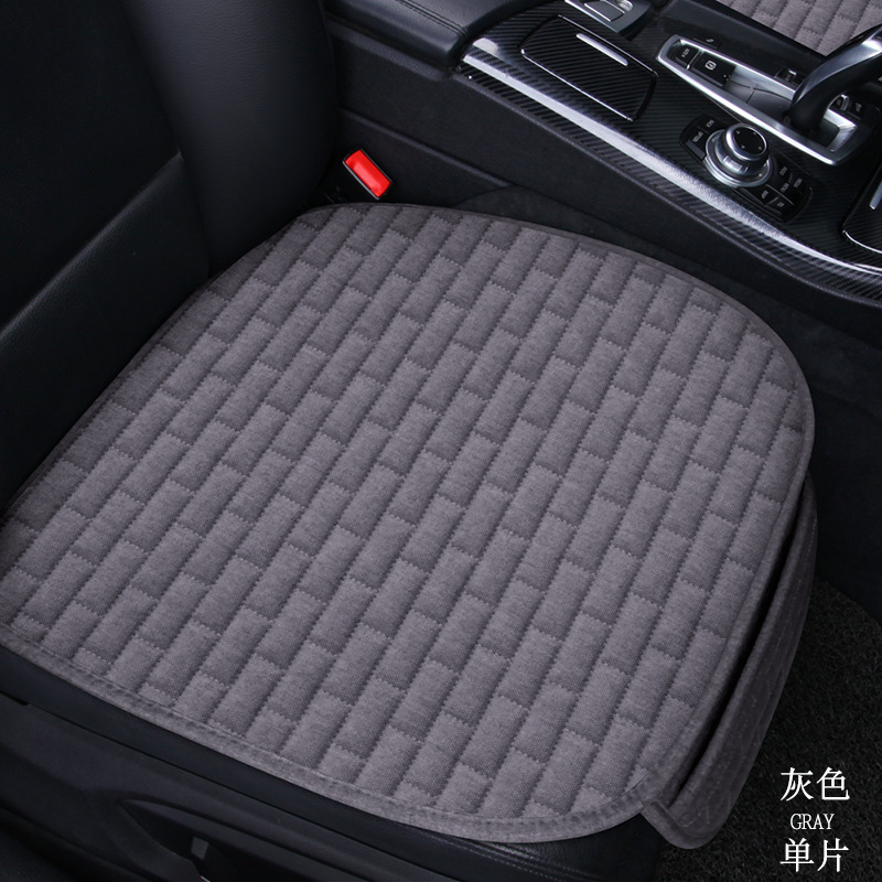 Cojín de asiento de coche de lino conjunto de tres piezas cojín de asiento DE LINO DE VERANO cómodo cojín de asiento transpirable
