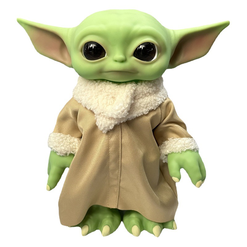 Yoda bebé muñeca hecha a mano Star Wars manloda Navidad bebé Yoda juguete extranjero adornos