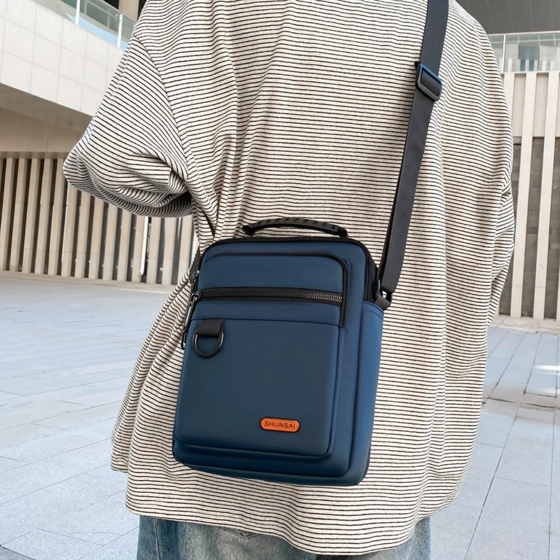 Men's trend shoulder bag, nylon one-shoulder bag, handheld hand loop bag, autumn, trend of season