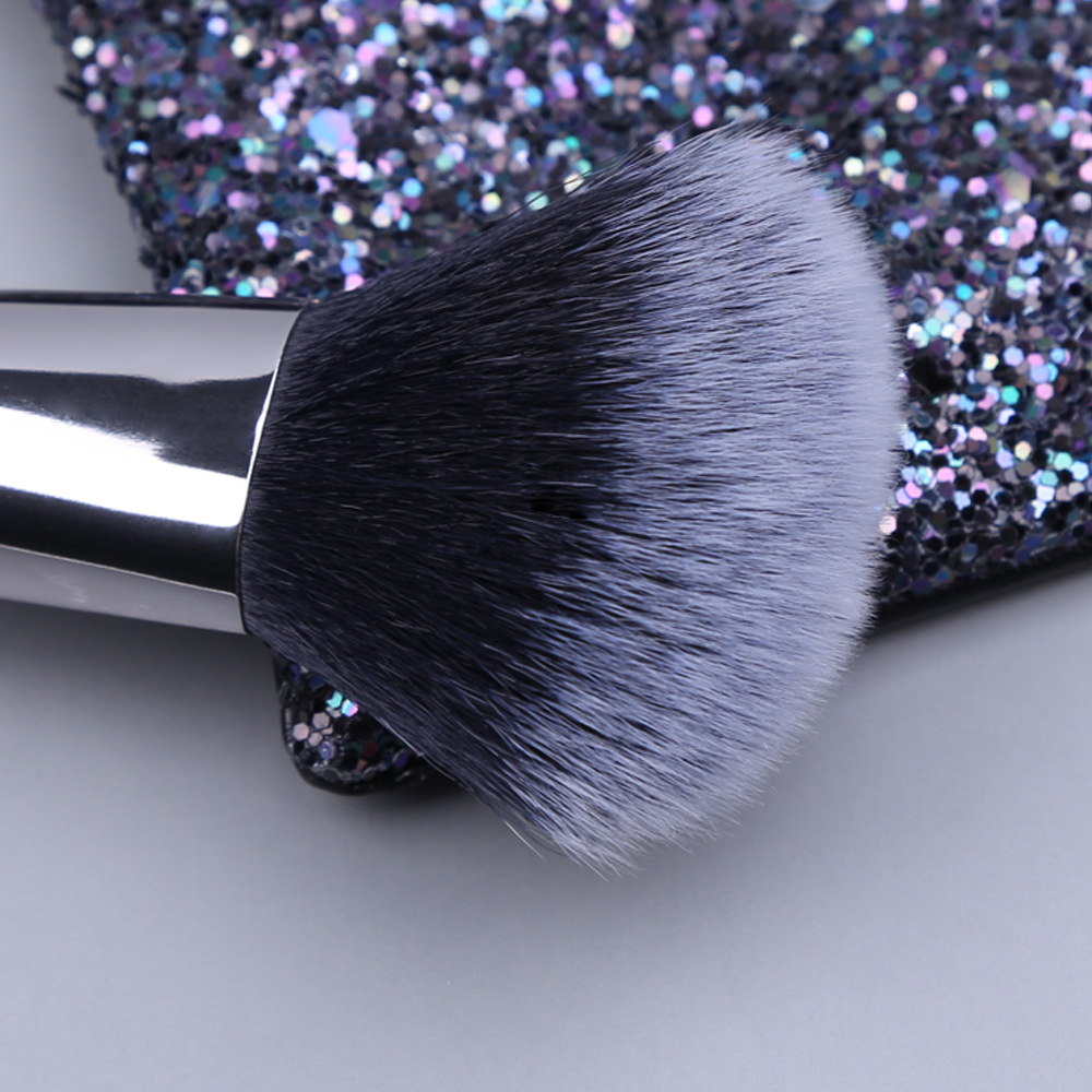 Mini personalizado 4 pinceles de ojos pequeños de mango corto herramientas de maquillaje de guijarro portátiles de sombras de ojos cepillo de maquillaje conjunto completo