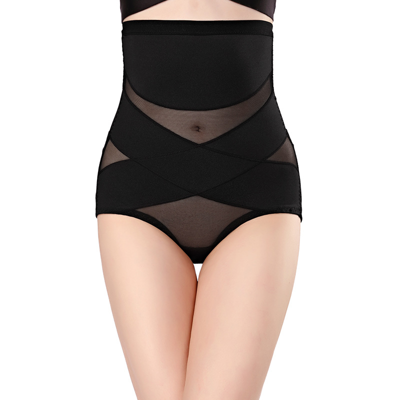 Cross-border high-waisted postpartum tummy-tightening pants, rear-removable seamless stomach-slimming and waist-slimming corset pants, body-shaping butt-lifting pants