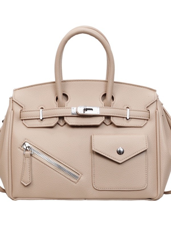 Bolsos de platino de textura superior, bolsos de gran capacidad, nuevos bolsos de mano transfronterizos, bolsos de hombro retro, bolsos de Kelly