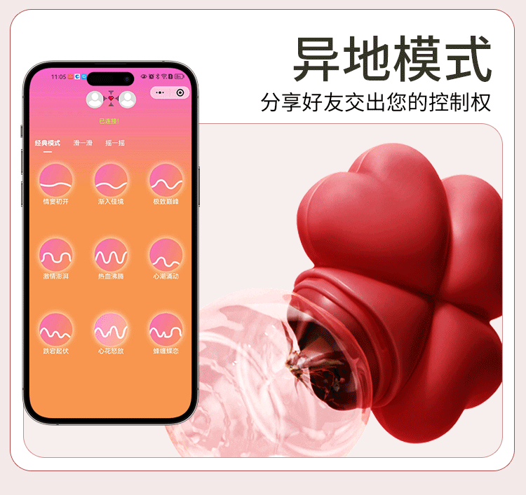 Rechargeable Remote Control Vibrating Egg for Women with Suction Function, Pink ABS and Silicone — detail image 39