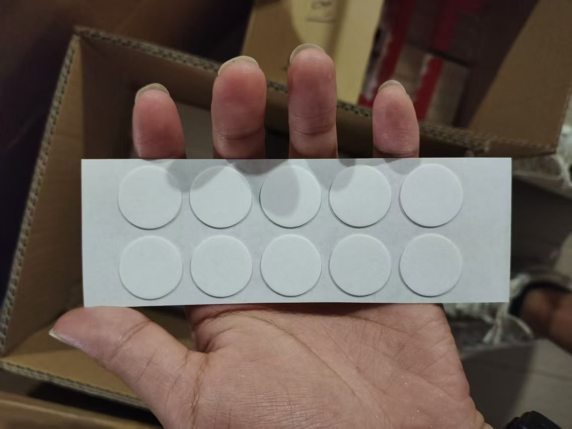 En stock 5cm ronda nano adhesivo de doble cara Parche transparente de alta viscosidad ronda dispensación decoración del coche fijo adhesivo extraíble