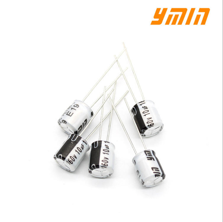 上海永铭电解电容LKM 160V 10uF 6.3*11高频低阻 小体积 透明YMin