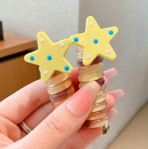 Línea telefónica trenzada transfronteriza, anillo para el cabello, perla, cabello trenzado recto, artefacto femenino, cola de caballo alta, burbuja, cabello trenzado, cuerda, accesorios para el cabello