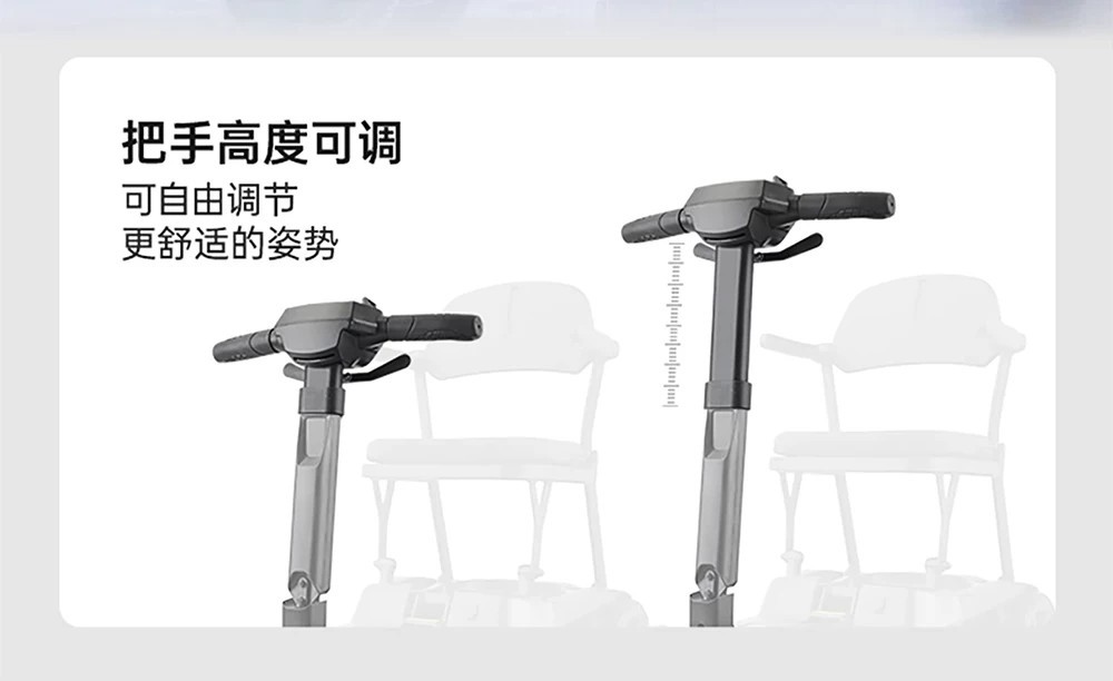 Manufacturer's new electric four-wheeled vehicle is a foldable electric scooter for home use, suitable for the elderly, and can be taken on the subway and airplane