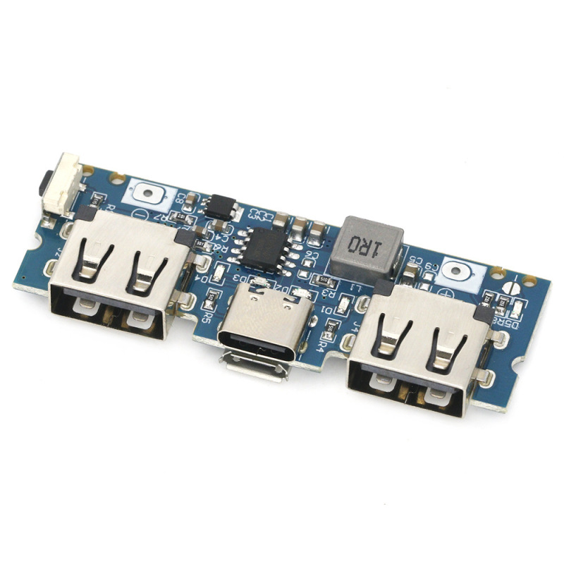 Type-c充電口ダブルusb充電宝電源板昇圧モジュール2.4A移動電源DIYマザーボード5V|undefined