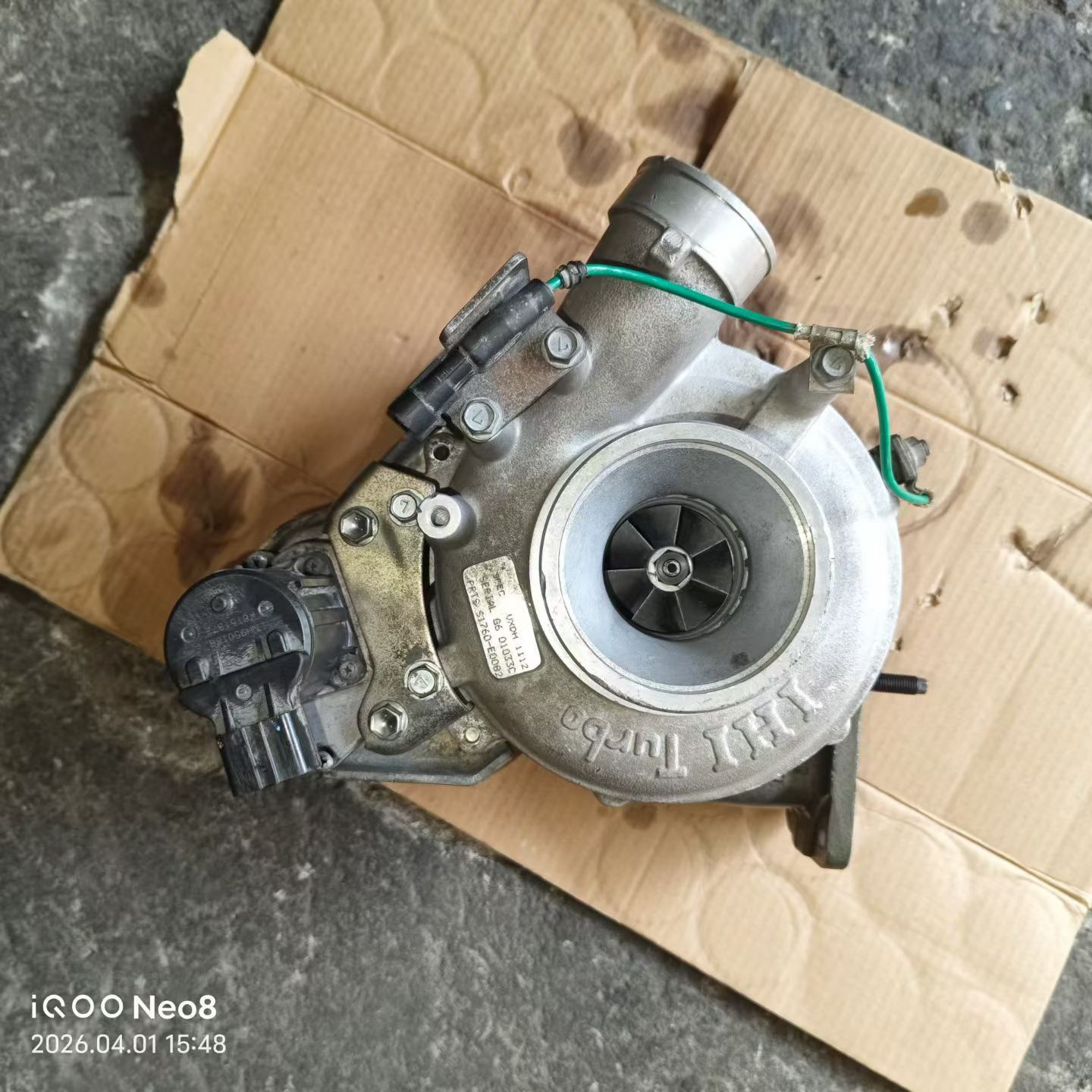 Hino Truck Turbocharger Rhg6V S1760-E0082 Turbocharger Original Disassembled Parts