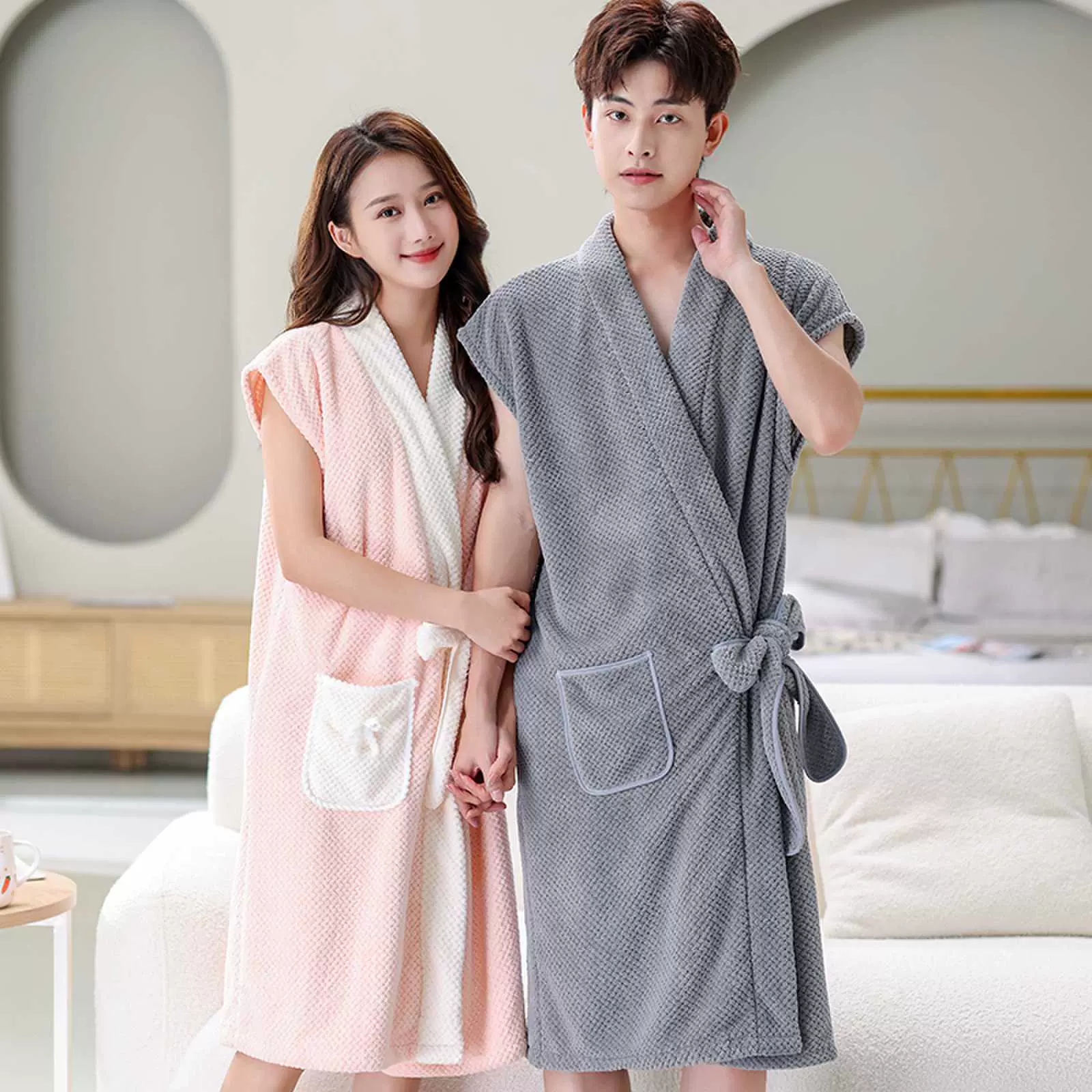 浴巾男女情侣款裹巾可穿式可裹浴袍大毛巾男士学生宿舍家用睡袍