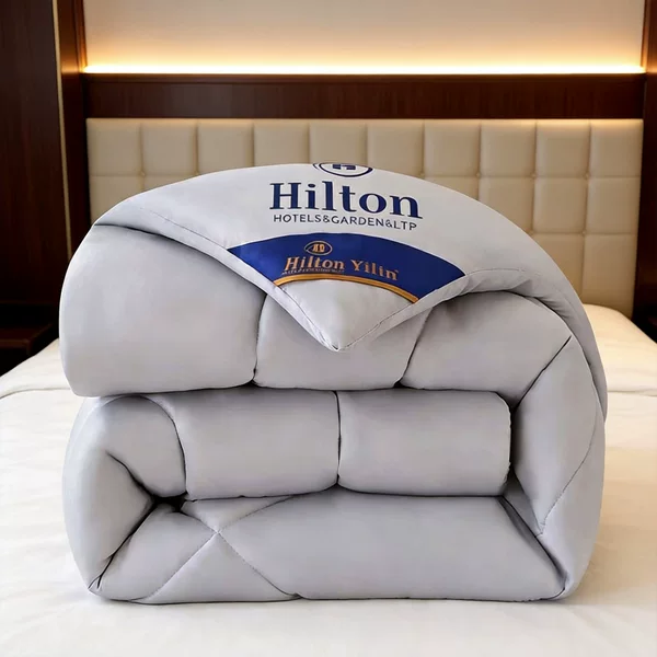 Hotel-style down comforter, thickened and warm, suitable for winter, spring and autumn, single-person student dormitory air-conditioning quilt, cotton quilt core
