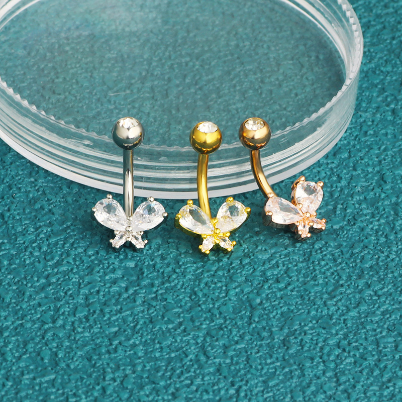 Pointed titanium steel lip stud product view