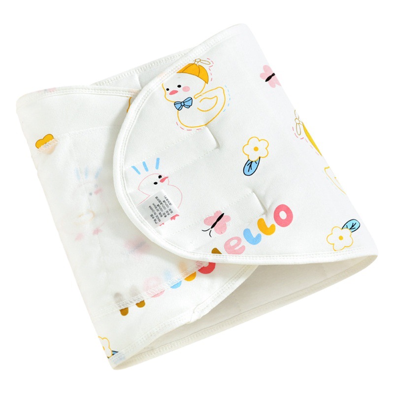 Baby Anti-Scare Sleeping Bag Spring Autumn and Winter Pure Cotton Newborn Baby Swaddling Towel Wrapping Towel Anti-Scare Sleeping Bag Artifact