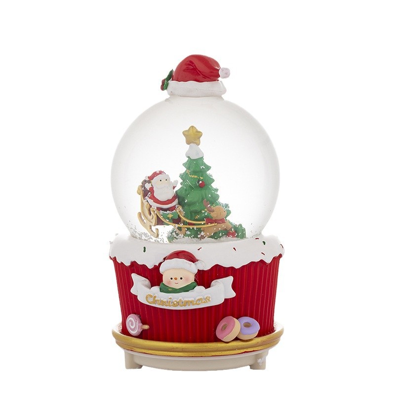 크리스마스 선물 스노우 크리스탈 볼 뮤직 박스 홈 데스크탑 장식 장식품 크리스마스 이브 선물 부티크 도매