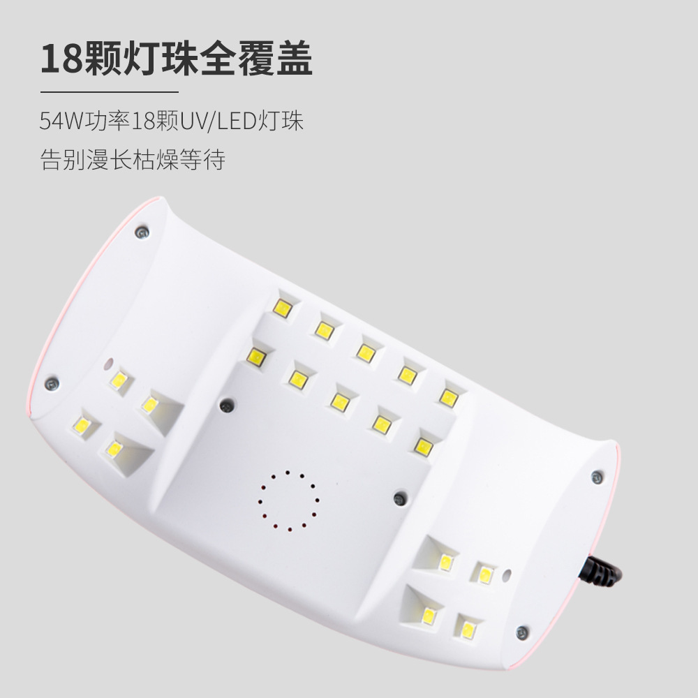 Mini lámpara UV LED para uñas con diseño de mariposa