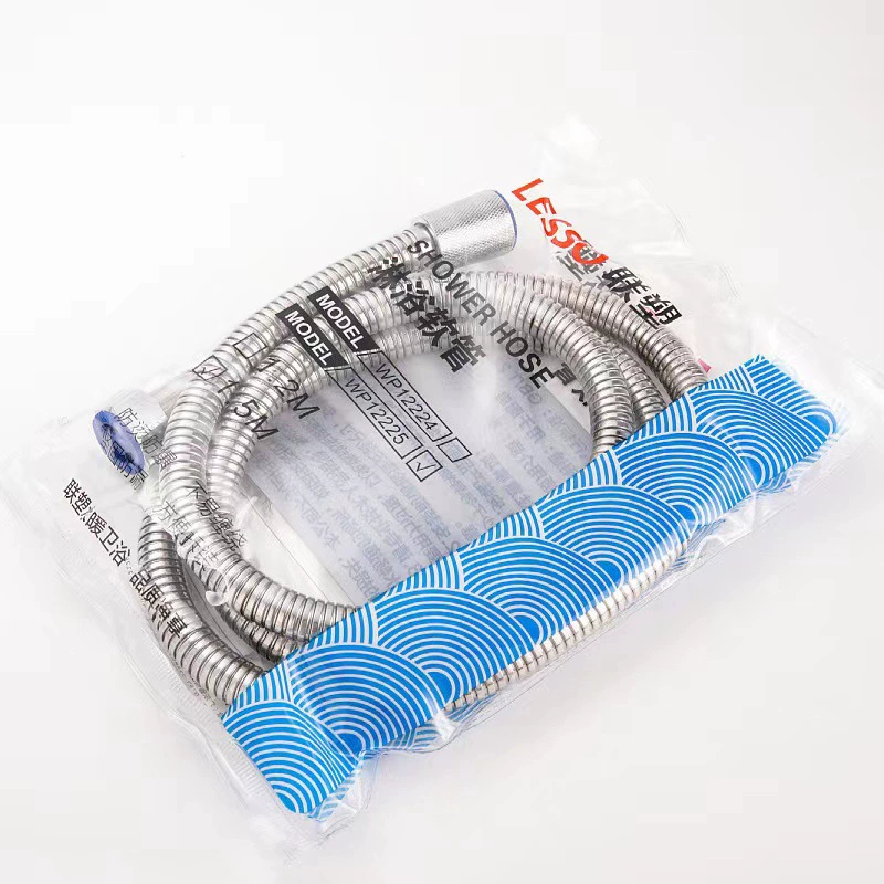 LESSO Lianlang Душевой духовый неразрушимый двойной пряжкой душ Soft Tube Bathing медь медный холодный и охлаждающий