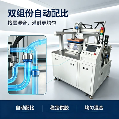 mixing dispensing equipment, Yapışqan paylayıcı adapterlər
