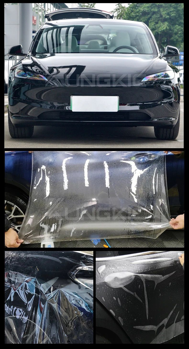 Suitable for 24 Tesla model3 Huanxin Edition Professional Invisible Car Clothing TPU Paint Protective Film PPF Cross Border