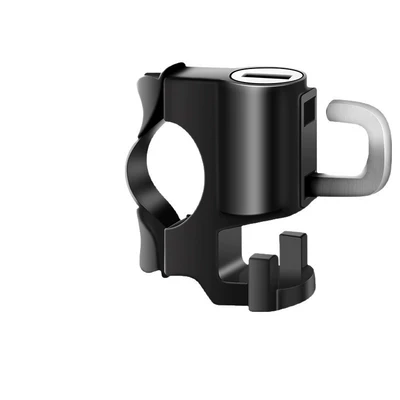 Helmet lock front-mounted batteries, no drilling required