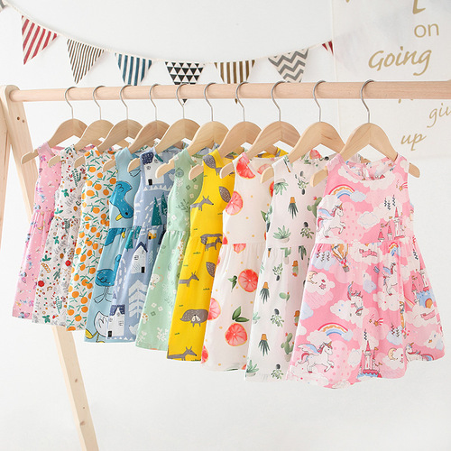 Girls' Dresses  Children's Dresses New Children's Clothes Large Children Little Girls Princess Dresses Dresses Girls