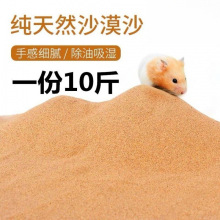 沙漠沙子10斤沙漠细沙子颗粒黄沙装修儿童玩具仓鼠浴沙宠物垒德株