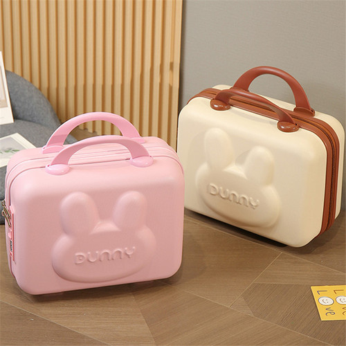 Cartoon 14-inch cosmetic case mini suitcase small suitcase souvenir password suitcase storage cosmetic bag