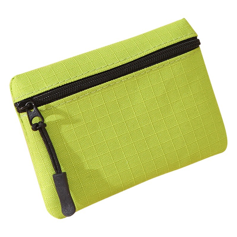 [Unisex] 2023 new ladies solid color canvas mini coin purse cross-border waterproof certificate coin bag