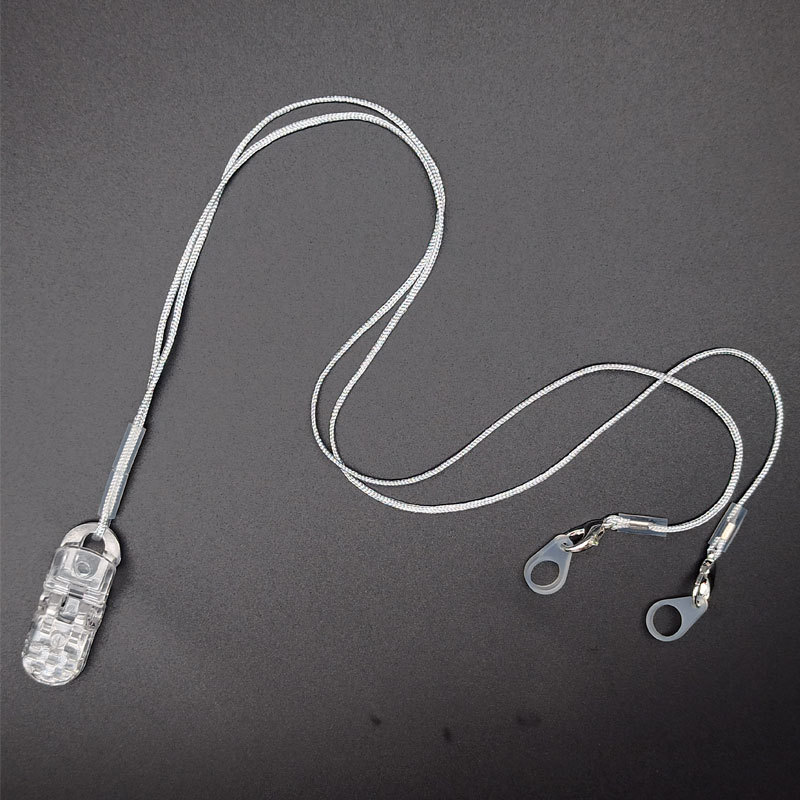 Audífono cuerda anti-Perdida hilo de nylon oreja de edad avanzada máquina de espalda cordón anti-caída artefacto binaural clip fijo anillo de silicona protección
