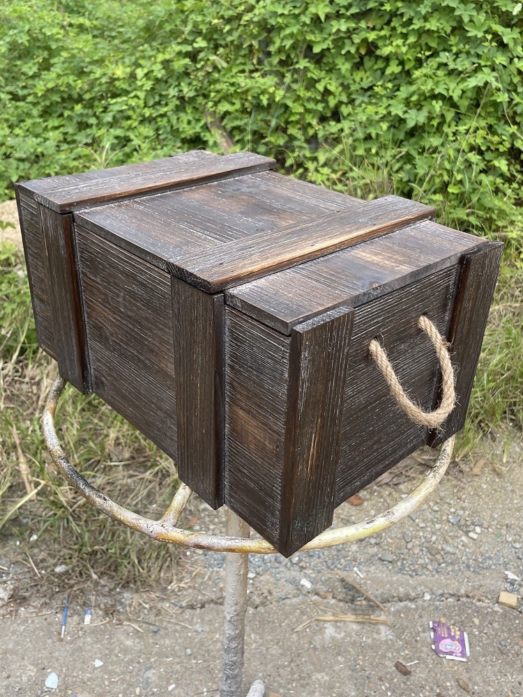 仿古做旧木箱子影视摄影演出道具箱复古码头木箱橱窗装饰陈列木框