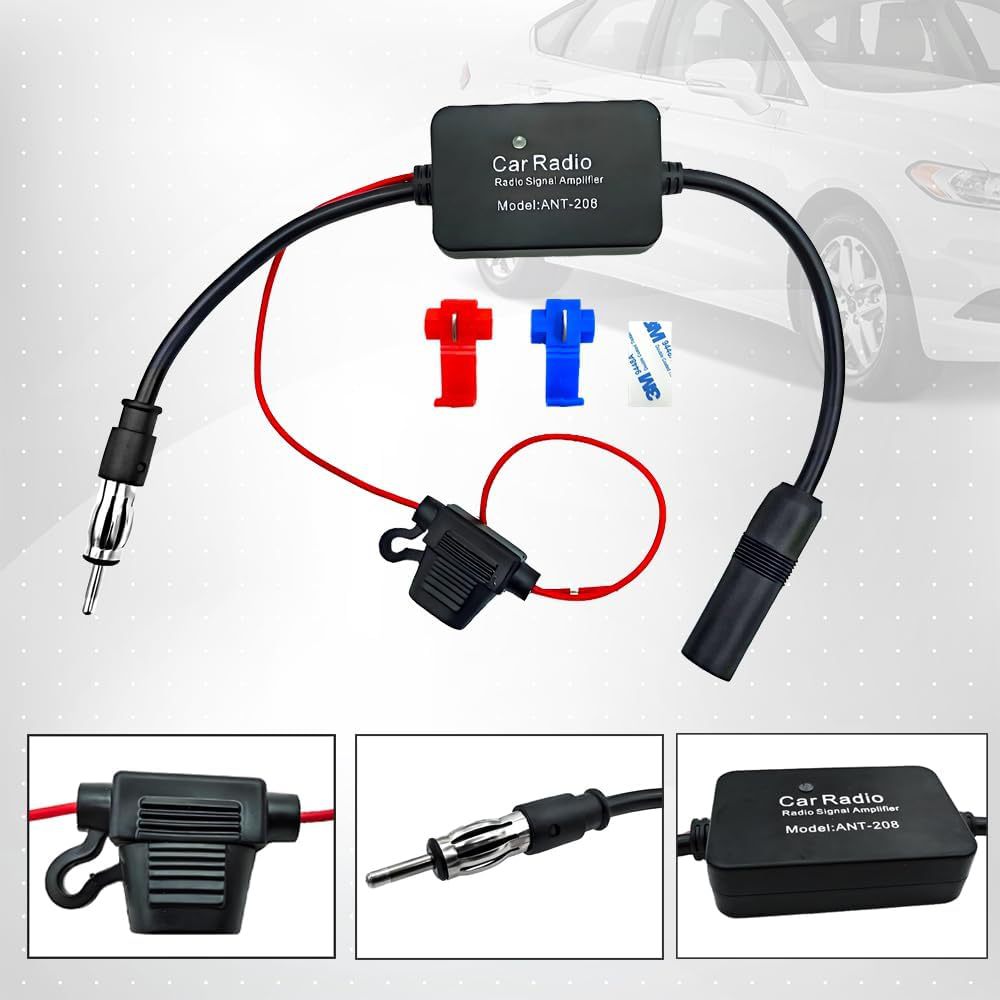 Cross-Border Car Radio Antenna Fm Signal Amplifier Car Radio Fm-Ant208 Antenna Wholesale