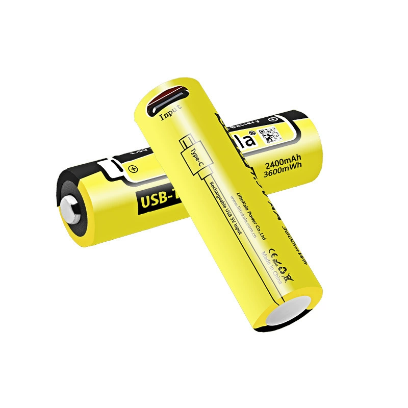 LiitoKala USB-T36 1.5V акумулятор AA перезаряжаемый + 1 в комплекте с 4 Type-C
