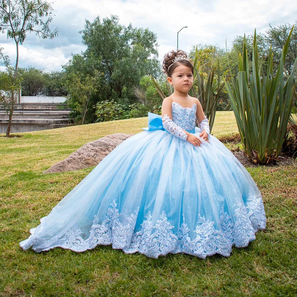 Princess Dress Retro Court Performance Costume For Kids Baby Girls' Evening Gown Catwalk Model Train Birthday Piano Performance_voghion.com