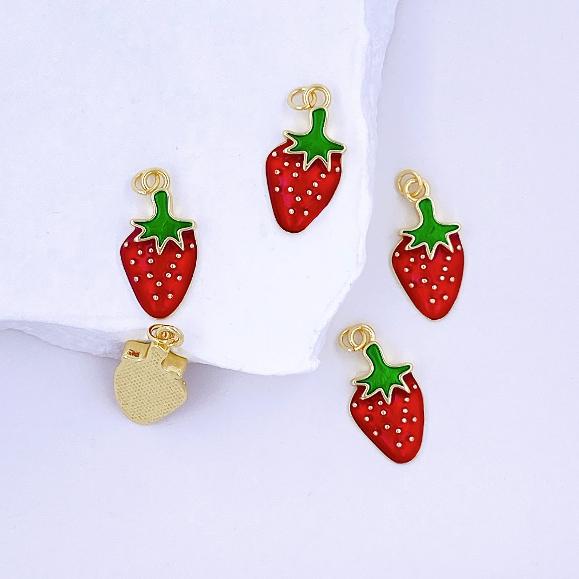 1 Piece Copper Polished Cherry Pendant display picture 11