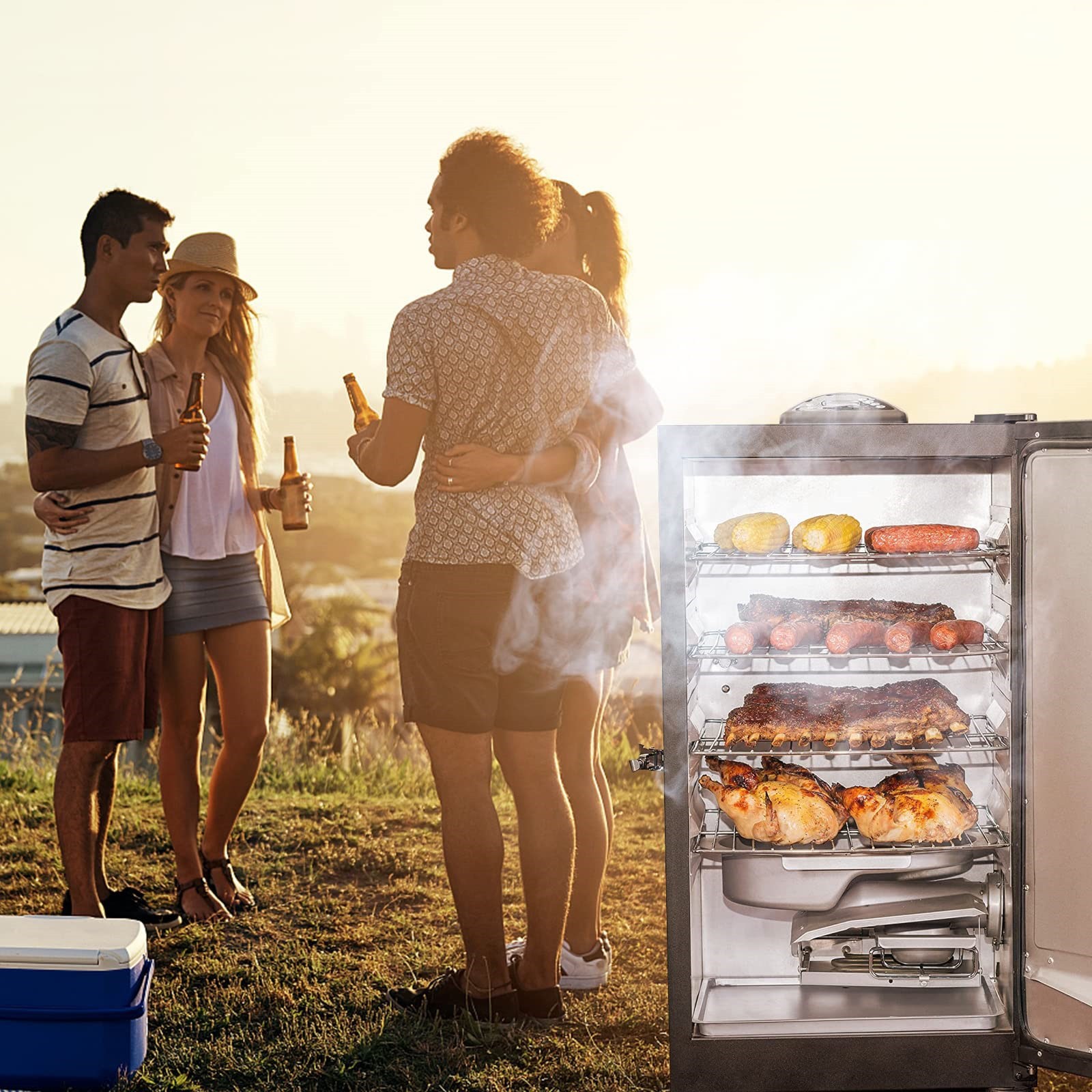 Masterbuilt 9907090039 horno de humo eléctrico elemento calefactor en forma de B 1200W