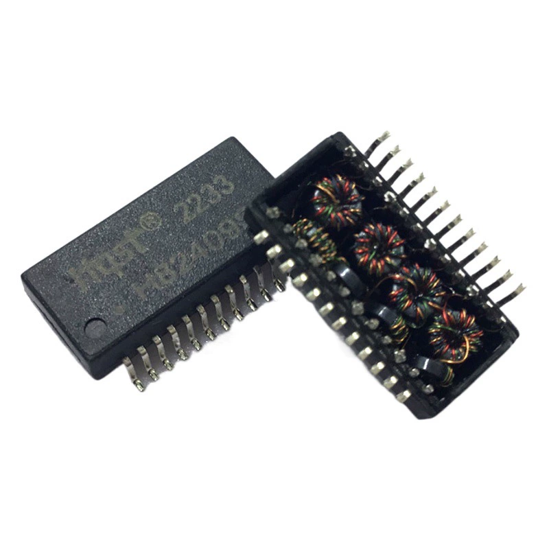 Ультратонкий 24p патч импульсный изоляционный фильтр сетевой трансформатор Ethernet Завод прямых продаж H82409S